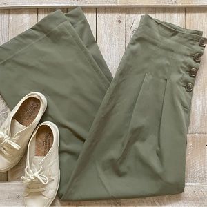 Antonio Melani Pleated Super High-Waisted Wide Leg Pants